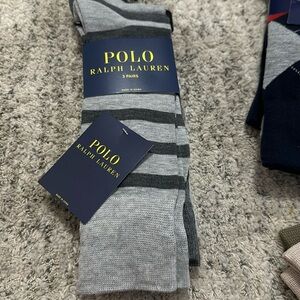 NWT gray Ralph Lauren sock set